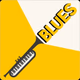 100FM רדיוס - Blues Logo