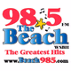 98.5 The Beach - WSBH Logo