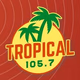 Tropical 105.7 - KGLA Logo